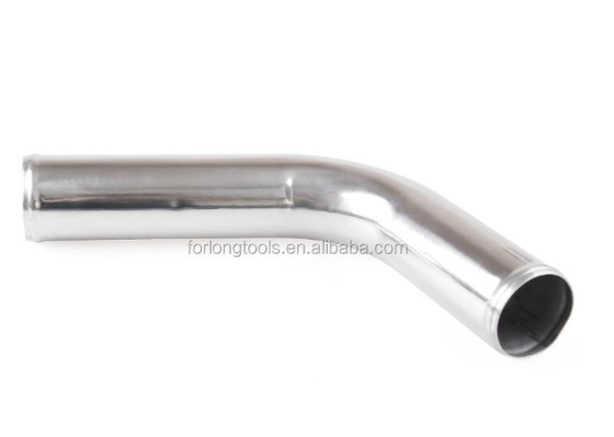 Soudure de connexion forgé en aluminium 45 degrés courbes du coude de tuyau avec surface poli et de finition