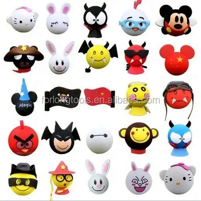 Année Universal 50mm Car Antenne Topper Ball Adaptation personnalisée Jouer à la mousse EVA Soft pour tous les véhicules