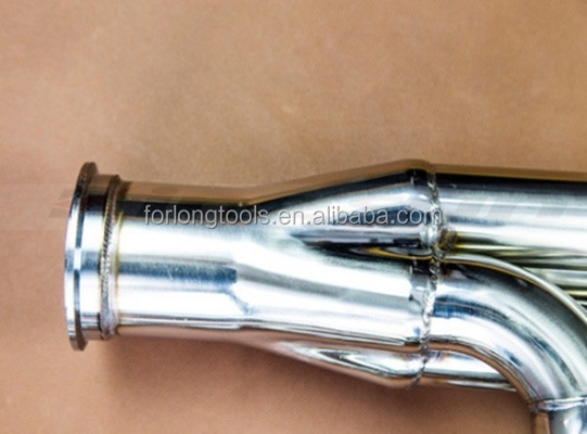 Tête d'échappement en acier inoxydable de course polissée Manifold pour 97-14 Chevy Petit bloc V8 LS1 LS2 LS3 LS6 LSX tuyau d'échappement automobile
