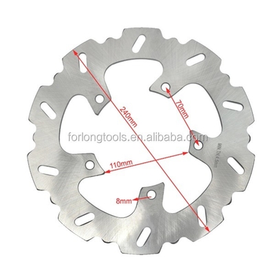 240 mm frein à disque en acier inoxydable pour moto pour BMW G 650 X Moto 650 Fixer et robuste trou de montage 5 Épaisseur 4,5 mm