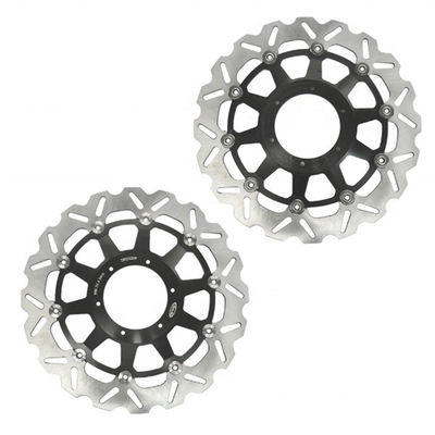 6 trou de montage 330MM motocycle en acier inoxydable rotor à disque flottant de frein pour Honda CBR929 RR CBR954 RR et Performance