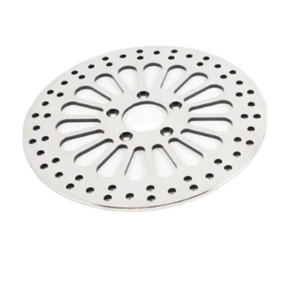 OD 299mm 11,8 pouces arrière rotors de frein poli pour Harley Droit gauche trou de montage 5 2,30kg position avant arrière