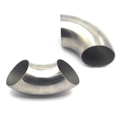 Soudage de connexion en acier inoxydable 304 90 degrés de courbure du coude 1 mm d'épaisseur d'échappement 2 x 3 pouces pour le support personnalisé