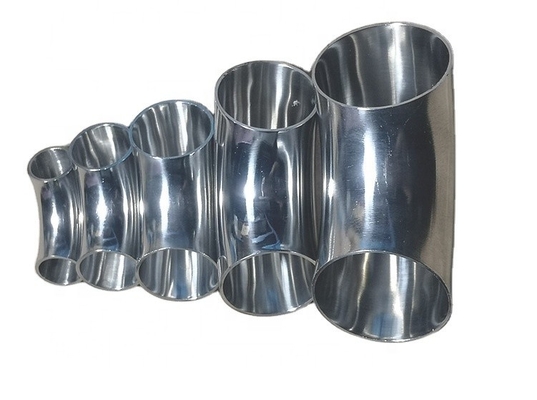 1Épaisseur.5 mm 304 acier inoxydable 90 degrés courbure coude connexion de tuyau d'échappement soudage ronde 3 pouces / 76 mm résistant à la corrosion