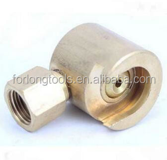Pipe de ravitaillement au carburant en alliage de zinc en laiton à graisse plate à tétons à graisse de canon à graisse avec support personnalisé et connexion au bouton