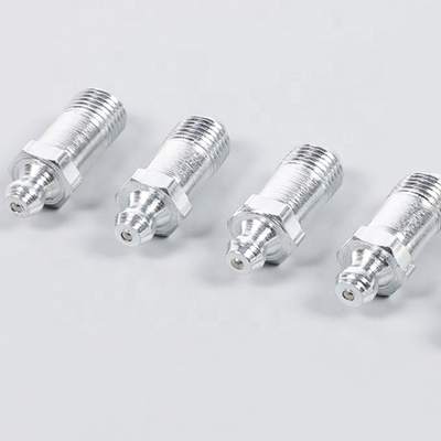 Connexion féminine supportée par ODM Long Steel Grease Nipple M6-M10 pour les besoins de lubrification personnalisés sur les pelles et les camions