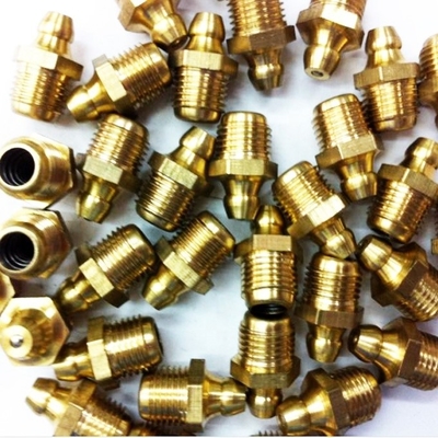 M8 M10 M6 5/16-24 1/4-19 1/4-28 Grease Zerk Nipple Fitting pour les applications industrielles