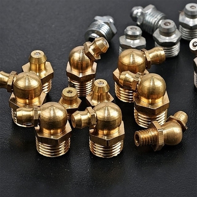 M8 M10 M6 5/16-24 1/4-19 1/4-28 Grease Zerk Nipple Fitting pour les applications industrielles