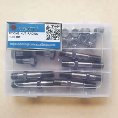 6AL-4V Titanium Alloy GR5 Finish Bolt Kit pour les courses de voitures de sprint