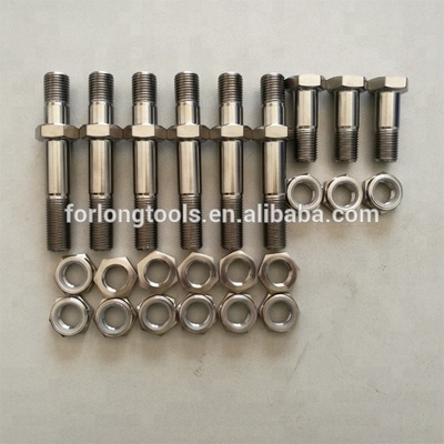 6AL-4V Titanium Alloy GR5 Finish Bolt Kit pour les courses de voitures de sprint