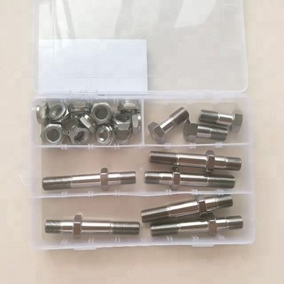 6AL-4V Titanium Alloy GR5 Finish Bolt Kit pour les courses de voitures de sprint