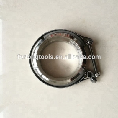 Pipe d'échappement de voiture universelle 2 &quot; en acier inoxydable 304 V Serrage à bande avec 2 brides facile à installer et durable