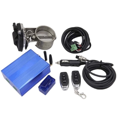 Système de commande électrique et à distance 2.36&quot; Kit de soupape de commande universelle électrique pour améliorer le débit d'échappement