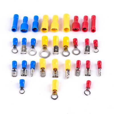 480pcs terminaux isolés connecteur électrique crimp Butt Spade Ring Fork Terminal Set Kit avec le cas pour l'année universel