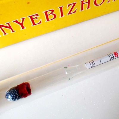 Noir et rouge 330mm/13" longueur de tuyau en caoutchouc de verre Hydromètre de batterie de voiture pour détection rapide de l'électrolyte d'eau acide