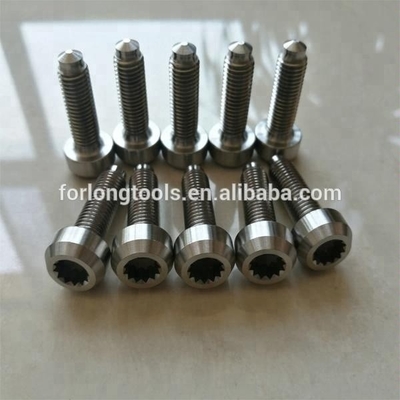DIN Standard M7 x 24 mm 6AL-4V Boulure en alliage de titane pour roues à jante divisée BBS Meilleur matériau de performance