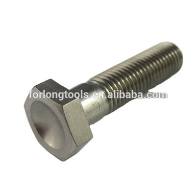 Sprint Car 5/16&quot;-24 x 1-1/2&quot; UNF Titanium Hex Head Boult DIN Standard réalisé en alliage de titane 6AL-4V avec finition naturelle