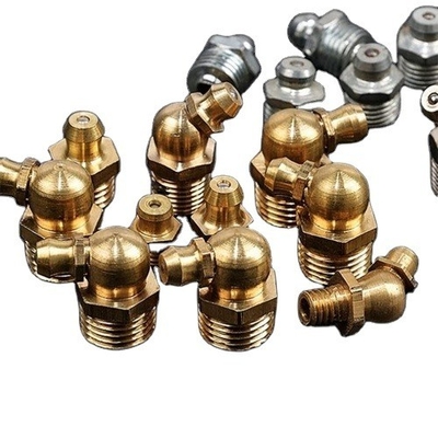 Montage universel de voiture en laiton droit Graisse hydraulique pour tétons M6 M8 M10 pour roulement lourd Excavator Truck OE NO. Standard