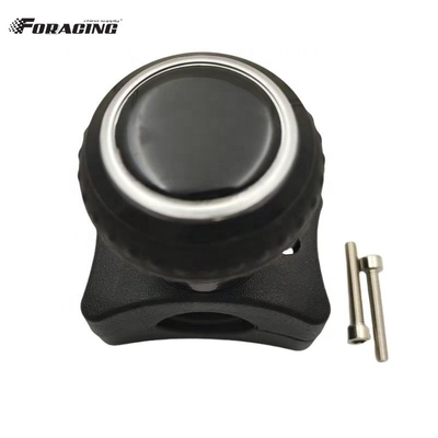 360 degrés de prise à la boule tournant contrôle manuel du volant booster spinner bouton pour les tracteurs universels et les chariots élévateurs en noir