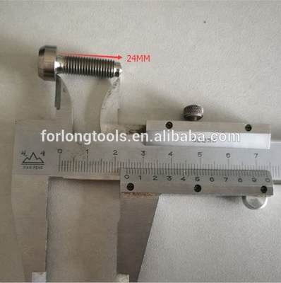Finition en titane standard DIN M7 * 24MM Boulon et parfait pour la roue à jante divisée en titane prête à être expédiée