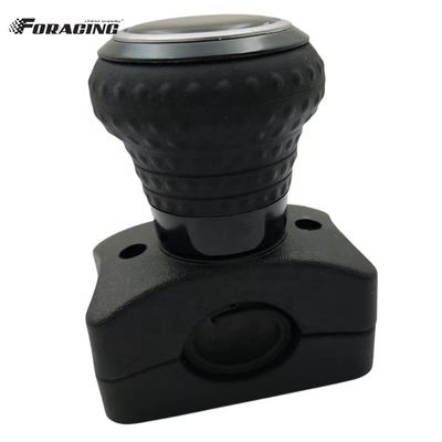 Coupe de roue noire universelle, roue de direction de voiture, booster, bouton de rotation, poignée à 360 degrés, prise de balle, commande manuelle pour un fonctionnement en douceur