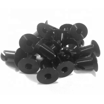 Coupe de voiture universelle en aluminium sur mesure Dzus Allen Tête bouton quart tour fixations 7/16 &quot;.500 Noir à prix abordable