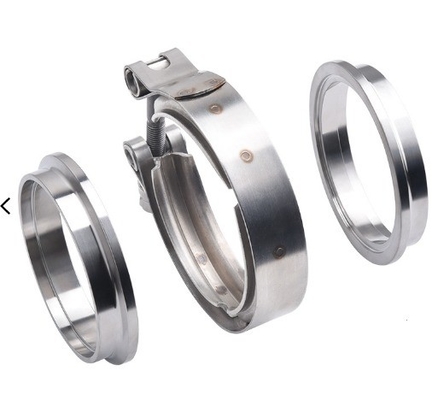 1.5-6.0 Universal 304 écouteurs en bande V en acier inoxydable avec kit de brides mâles et femelles Année Universal Universal