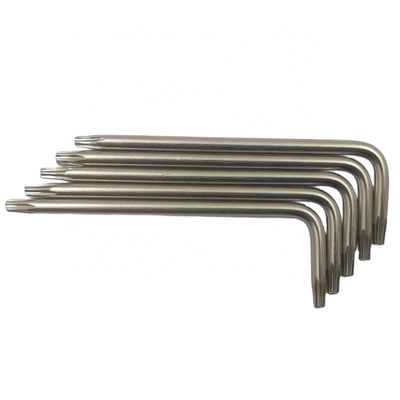 Clé de type étoile T8 L de qualité industrielle Torx End Allen pour M3 M4 Socket Bike Pedal Clé personnalisée et support OEM naturel