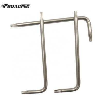 Clé de type étoile T8 L de qualité industrielle Torx End Allen pour M3 M4 Socket Bike Pedal Clé personnalisée et support OEM naturel