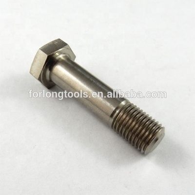 6AL-4V alliage de titane finition naturelle TITANE 3/8-24 x 1-1/2 &quot; UNF HEAD HEX BOLT courte ligne de fil Sprint boulon norme DIN
