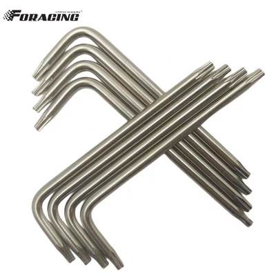 Clé de type étoile T8 L de qualité industrielle Torx End Allen pour M3 M4 Socket Bike Pedal Clé personnalisée et support OEM naturel