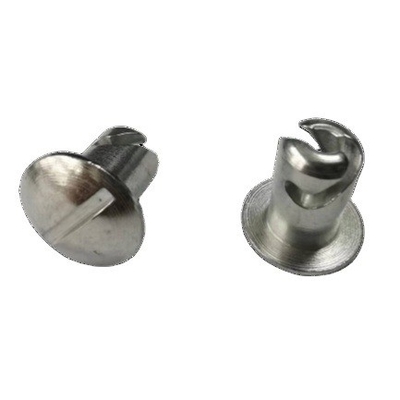 Compatibilité universelle Remplacer/réparer la norme OE NO. avec des fixations en acier argenté Dzus 7/16&quot; *.500&quot; tête régulière