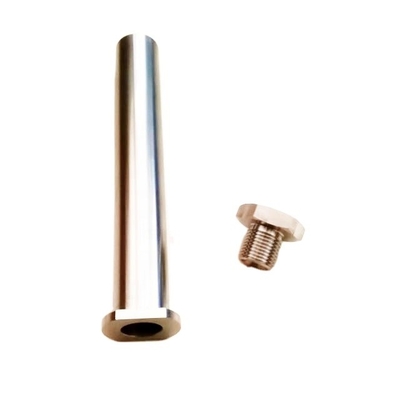 Spindles en alliage de titane avec une finition naturelle et un diamètre de 5/8&quot; selon la norme DIN