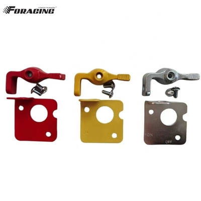 Universal Car Fitment Master Déconnectez le commutateur Kit de levier de verrouillage Commutateur de batterie Jaune Rouge Argent pour le commutateur automatique