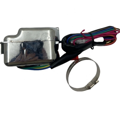 OEM Taille standard Universelle de la rue Colonne chrome montée Commutateur de signal de virage avec bouton de danger et levier d'atténuation Facile à installer