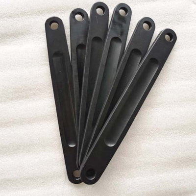 Échelles en aluminium noir de 7 pouces avec haute résistance à la traction