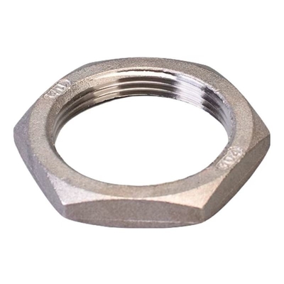 Norme GB 5/8-18 Noix de confiture hexagonale en titane pour la barre commune Heim Fin de noix mince Hexagon Finition naturelle en titane en pouce impérial