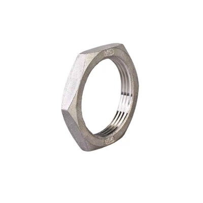 Norme GB 5/8-18 Noix de confiture hexagonale en titane pour la barre commune Heim Fin de noix mince Hexagon Finition naturelle en titane en pouce impérial