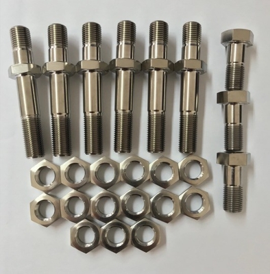 Année universelle N/M Titane Sprintcar Un écrous rayon de la tige Boult Kit pour les professionnels du sport automobile Naturel universel