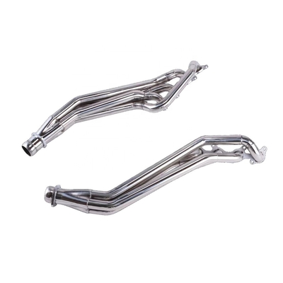 En acier inoxydable universel de l'échappement long tube de tête pour Mustang multiplié voiture de course d'argent but de remplacement / réparation