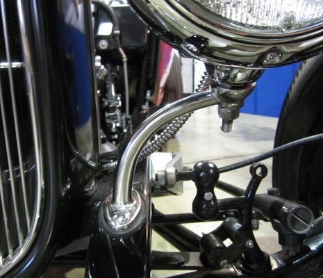 Remplacement de la mise à niveau vers des montures de phares en acier inoxydable poli pour votre Hot Rod Highboy