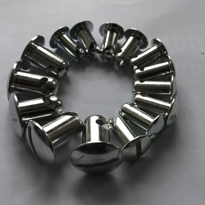 Utilisation universelle 5/16*7/16*3/8 pouces Grip Quarter Turn Buttons DZUS OE NO. Noir/Argent pour le remplacement/réparation