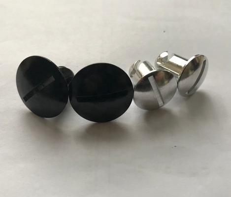 Utilisation universelle 5/16*7/16*3/8 pouces Grip Quarter Turn Buttons DZUS OE NO. Noir/Argent pour le remplacement/réparation