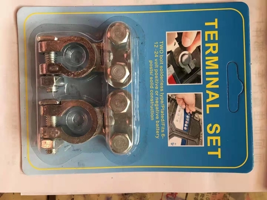 Terminals universels de batterie automobile 12V-24V avec type de pinceau positif et négatif personnalisable pour des performances optimales