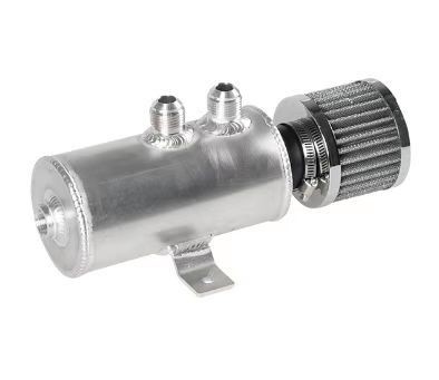 Réservoir universel de 750 ml de capture d'huile réservoir d'aluminium poli W / filtre respirateur déroutant AN10 pour des performances inégalées