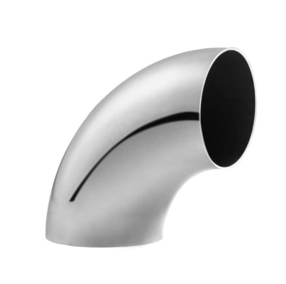 304 en acier inoxydable en acier rond à soudage à 90 degrés en forme de coude pour les applications à haute température dans les environnements industriels 76 mm OD