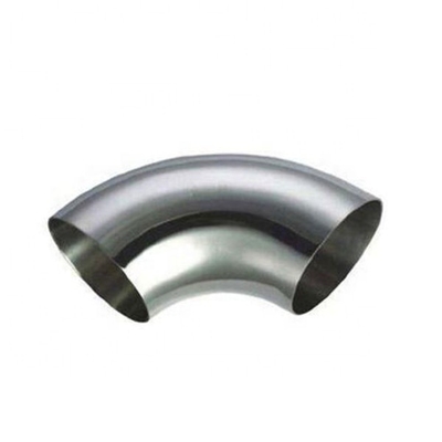 Support personnalisé OEM 304 en acier inoxydable 90 degrés soudage courbe coude avec stock Oui finition polie