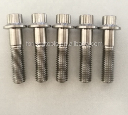 ISO Standard ZINC Finition en acier et titane Gr5 12 PT BBS Boulons à jantes séparées M7 x 32 mm M8 * 32 mm pour les applications automobiles