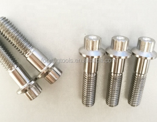 ISO Standard ZINC Finition en acier et titane Gr5 12 PT BBS Boulons à jantes séparées M7 x 32 mm M8 * 32 mm pour les applications automobiles
