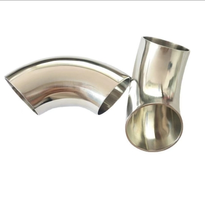 Support personnalisé en acier inoxydable 304 en acier inoxydable 90 degrés soudage courbe coude stockée pour livraison immédiate